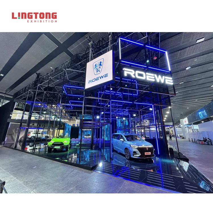 Expo Designs Trade Show Booth Equip Display Exhibition Exhibit Design System Booth For Motor Car Exhibition Show