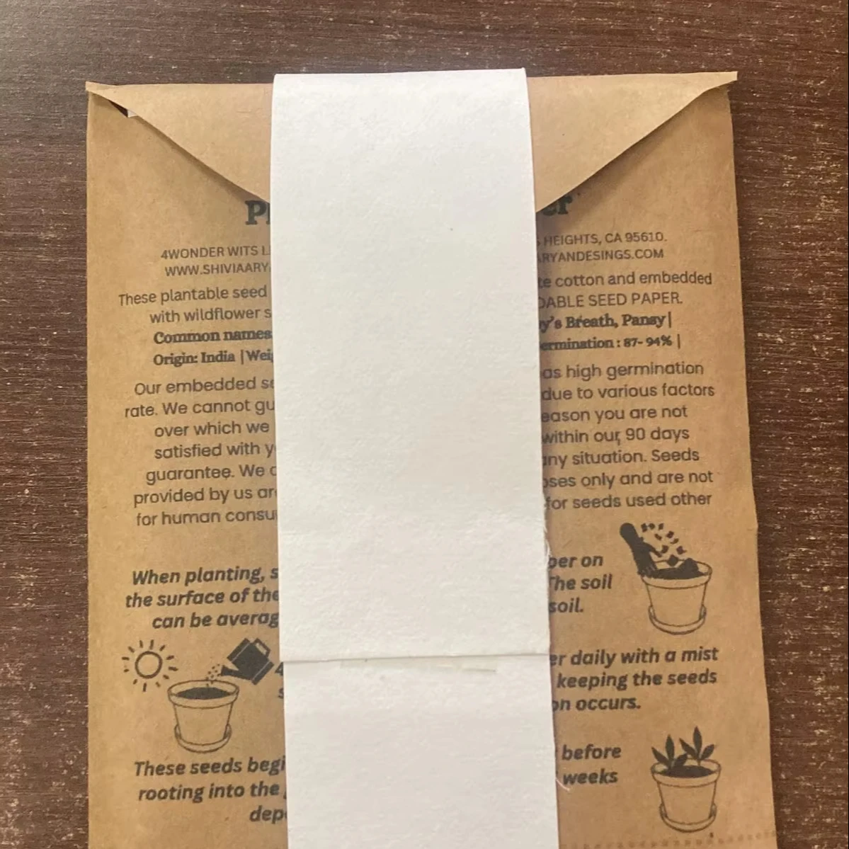 Декоративная бумажная открытка по требованию от индийского поставщика