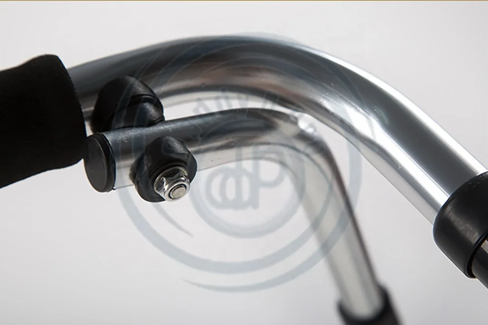 Aluminum Lightweight 4-leg Walker Fold Walking Frame Rollator Walker For Elderly Stainless Steel Rehabilitation Therapy Supplies