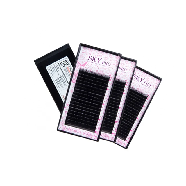 New Best Selling In Korea No lost for any lashes by high quality of double side tape and luxury Sky Lash C Curl