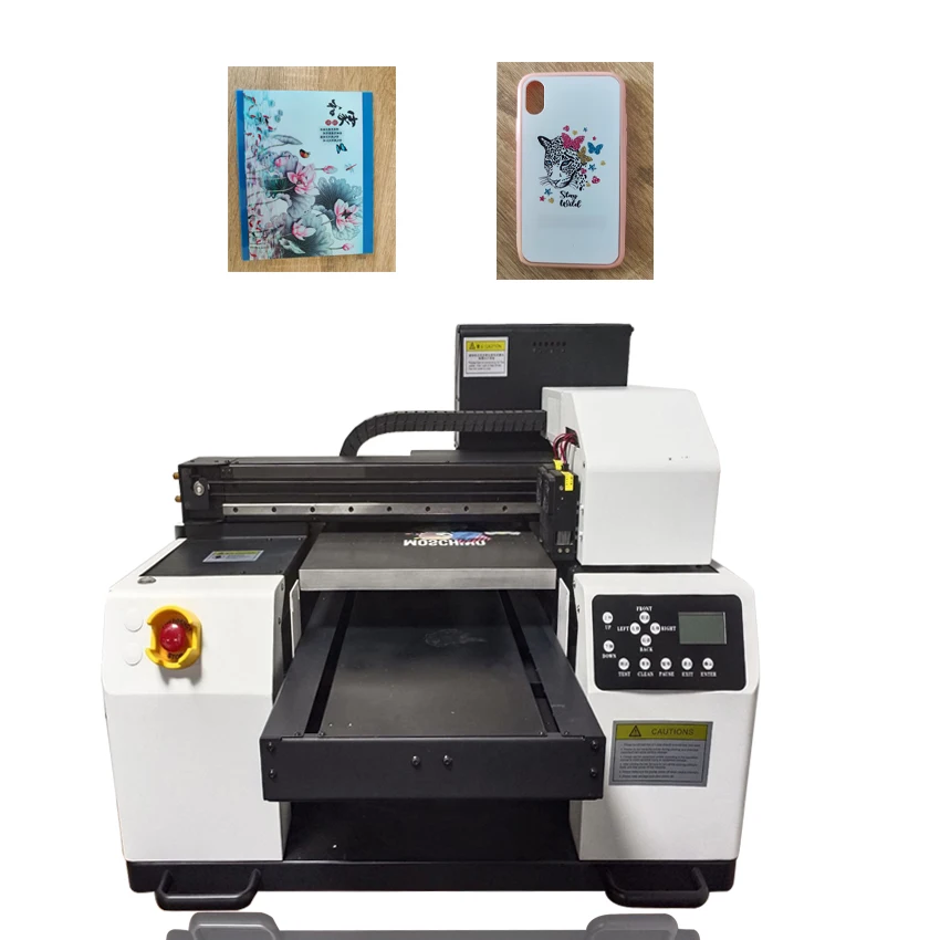 A3 UV Flatbed Printer Automatic Desktop UV Printer for Glass Bottle Wood Phone Case