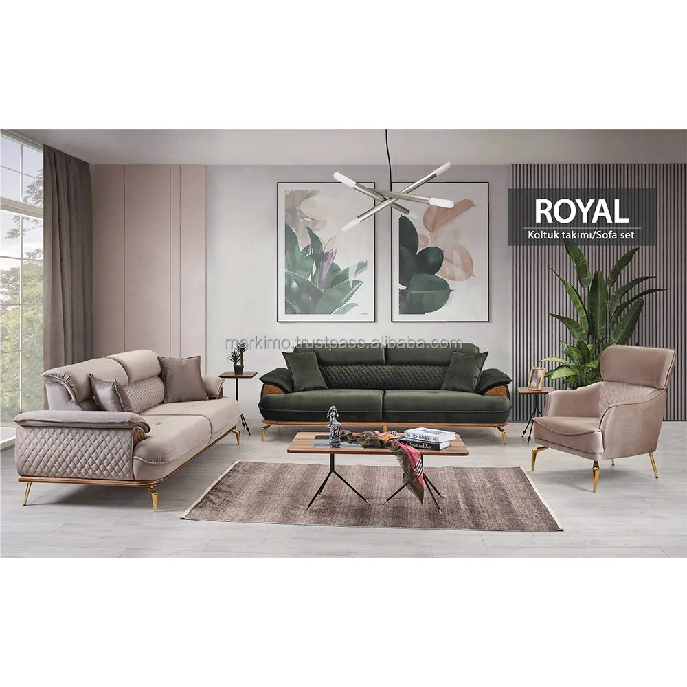 Modern Living Room Furniture Sofa Set Sofa Bed with stainless waterproof Fabric Turkish Furniture Chesterfield Sofa Set with Bed