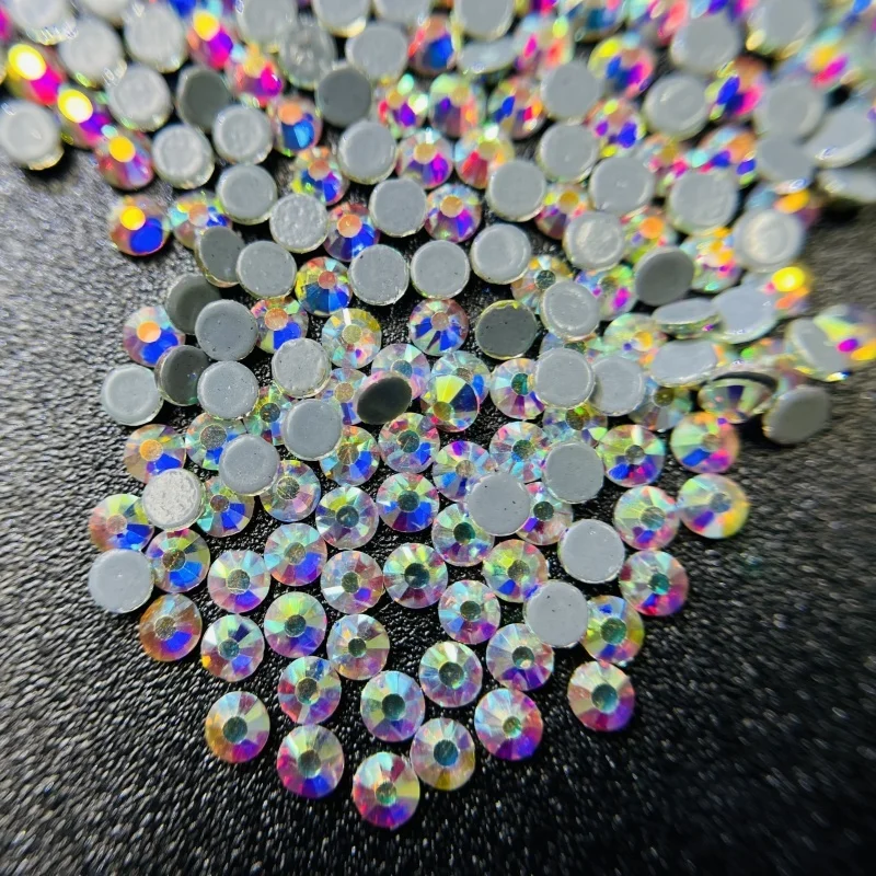 Premium Hot Fix K9 Glass Round Rhinestones Crystals Stones Gems Diamonds hotfix rhinestones bulk