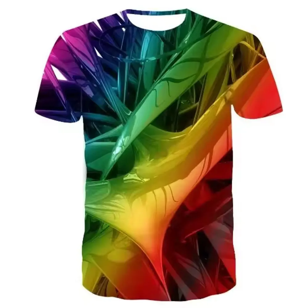 Latest Summer Arrival Custom Made Cool Design 3D Sublimation Printed Pro Quality Casual T Shirt For Sale In Cheap Rates