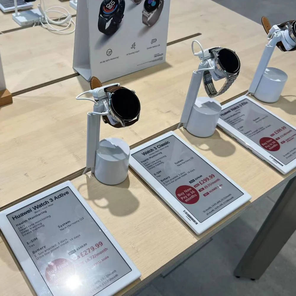 YalaTech 7.5 inch eink price tags 2.4Ghz electronic shelf labels manufacturers esl e paper room management