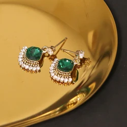Crystal Flare 130 Antique Earring made in Korea party wedding jewelry