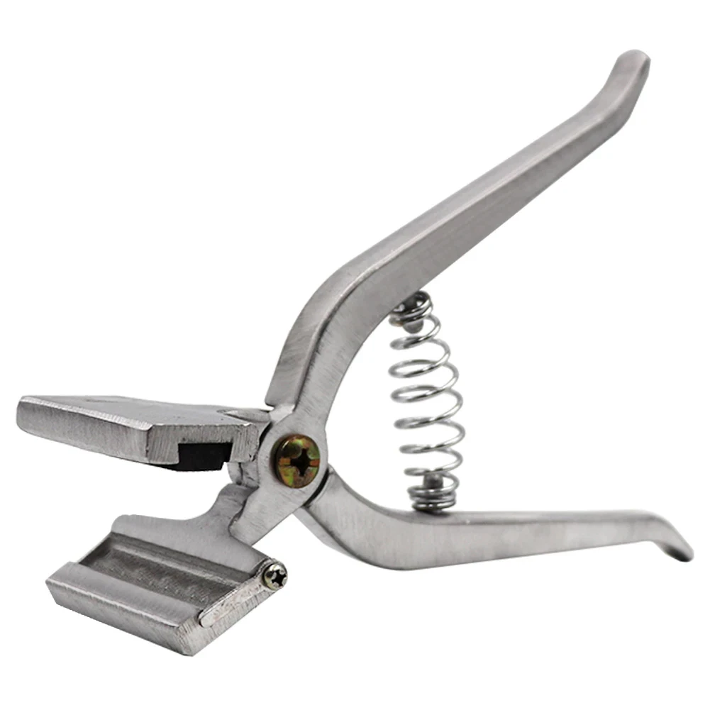 Cettia Stainless Steel Pig Tattoo Pliers Ear Thorn Pliers Goat Tattoo Machine Veterinary Applicator Animal Tattoo Pliers