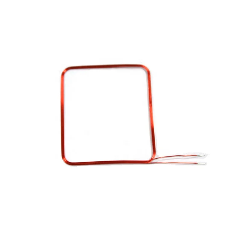 Customized wound copper qi charger 12v rfid air antenna coil air core magnet coil rf