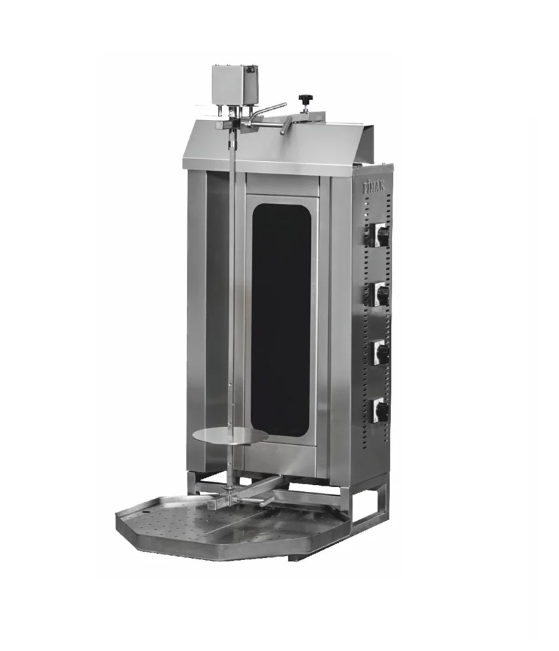 M077-4C New Electric Shawarma Machine with Top Motor Meat Grinder for Restaurant and Food Shop Use