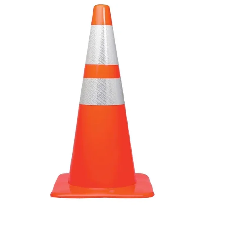 saviour traffic cones made of polymer materials lined with reflective tape multi purpose safety traffic cones for road parking
