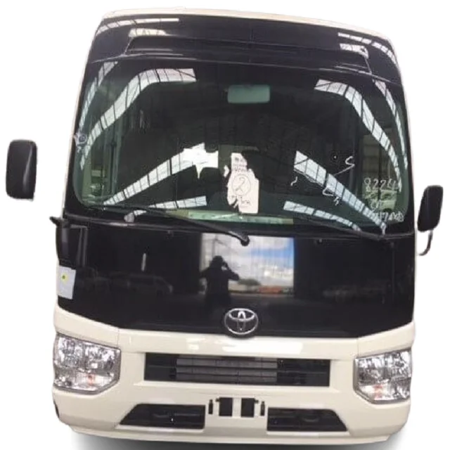High quality 30 seats diesel engine LHD toyota coaster passenger bus for sale used