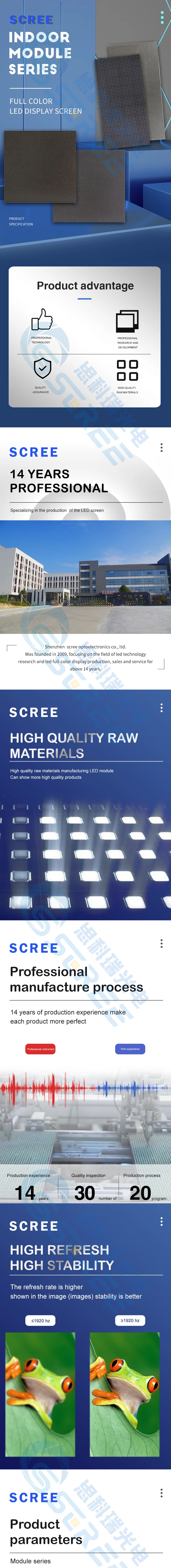 High Brightness P4 Led Module Indoor Full Color Full hd Led Display Module