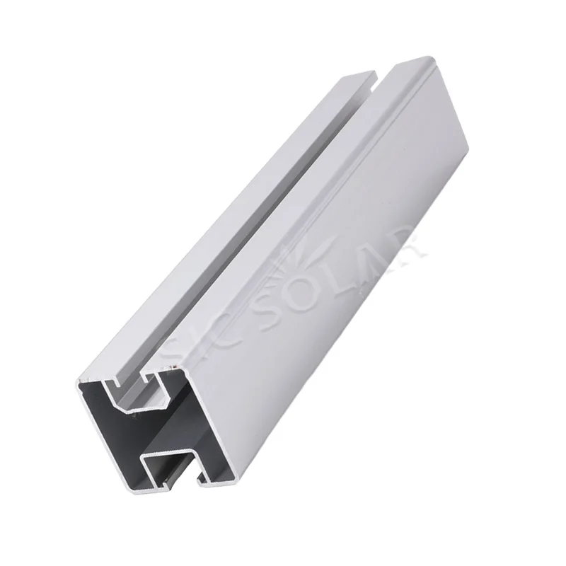 Aluminum Rail Solar Rack Rail Roof Tile Rail Si,ver