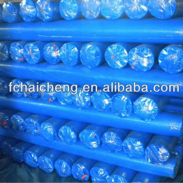 220 gsm Tarp Heavy Duty Waterproof PE Coated Tarpaulin Roll For Truck Boat Covers Storage Pallet Cover