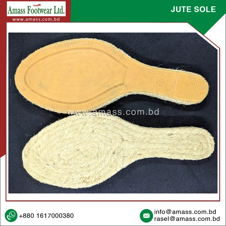 2022 Most Selling Premium Quality High Grade Handmade Jute and Rubber Espadrilles Sole at Best Competitive Price