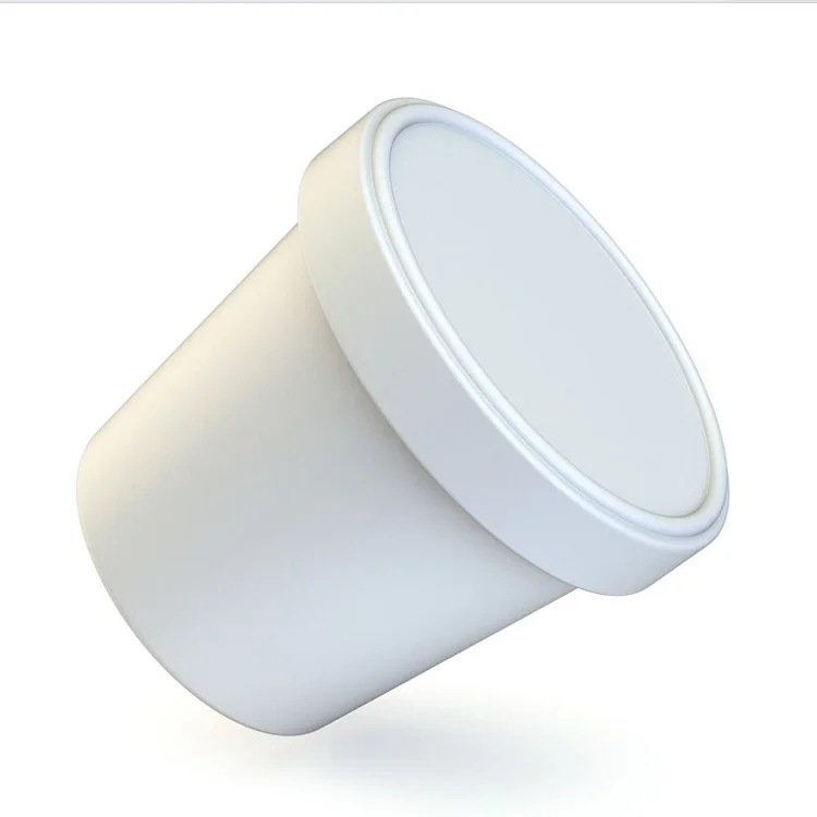 Wholesale Disposable Custom High Quality Custom Logo PP Yogurt Ice Cream Plastic Cup Packaging Containers