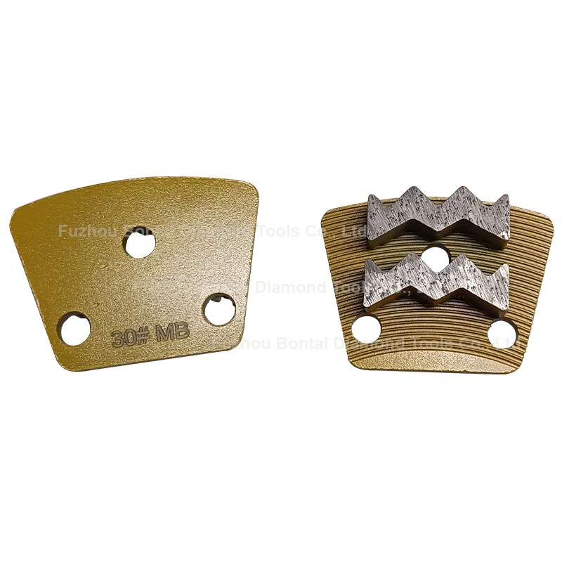 READY STOCK abrasive grinding discs with zigzag diamond segments block to prepare the concrete stone floor asl diamond tools