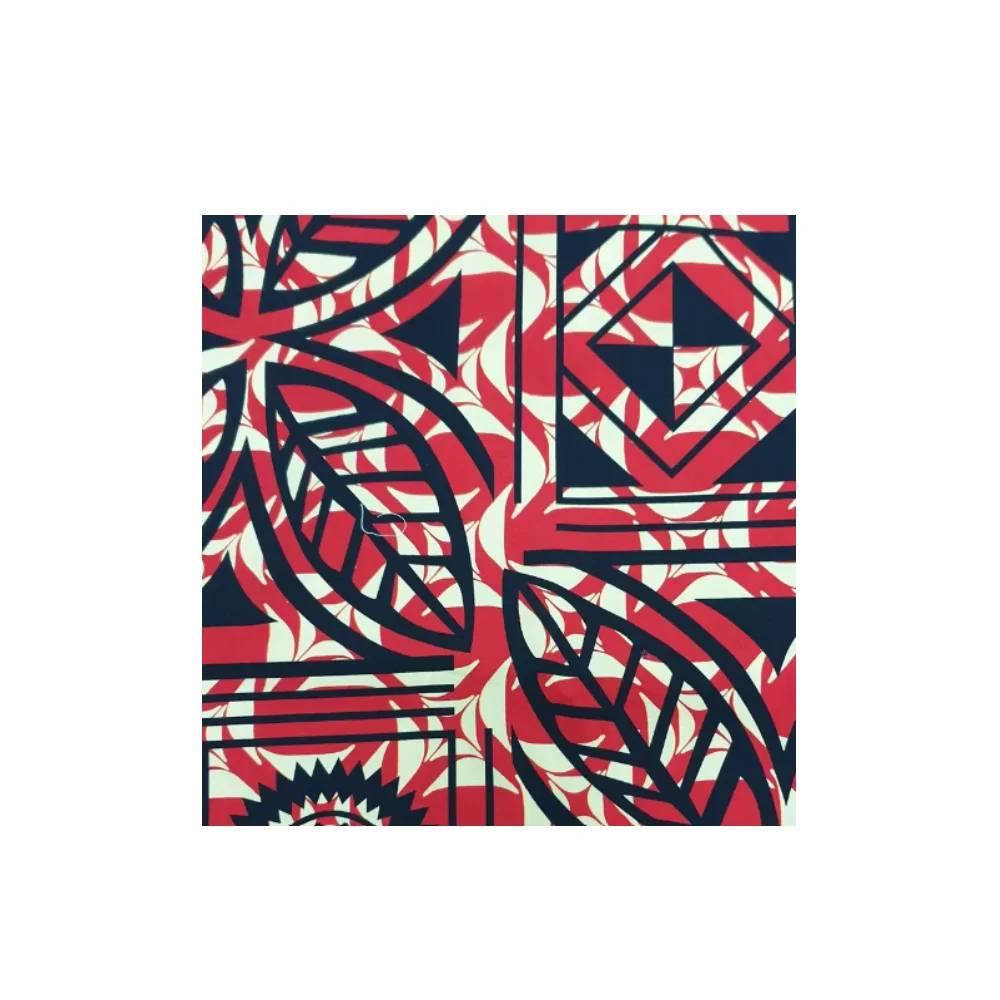 Selected Grade Of Striking Samoan Polynesian Printed Fabric Available in Six Colorways Product From Thailand