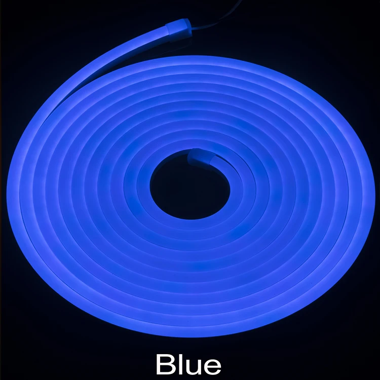 2.5cm cut  DC12V 6mm IP67 silicone led neon flex light rope neon strips