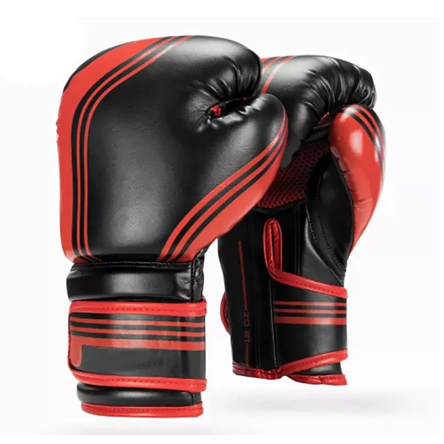 Factory Professional Custom Logo Training Leather Boxing Gloves Made In Pakistan Boxing Gloves
