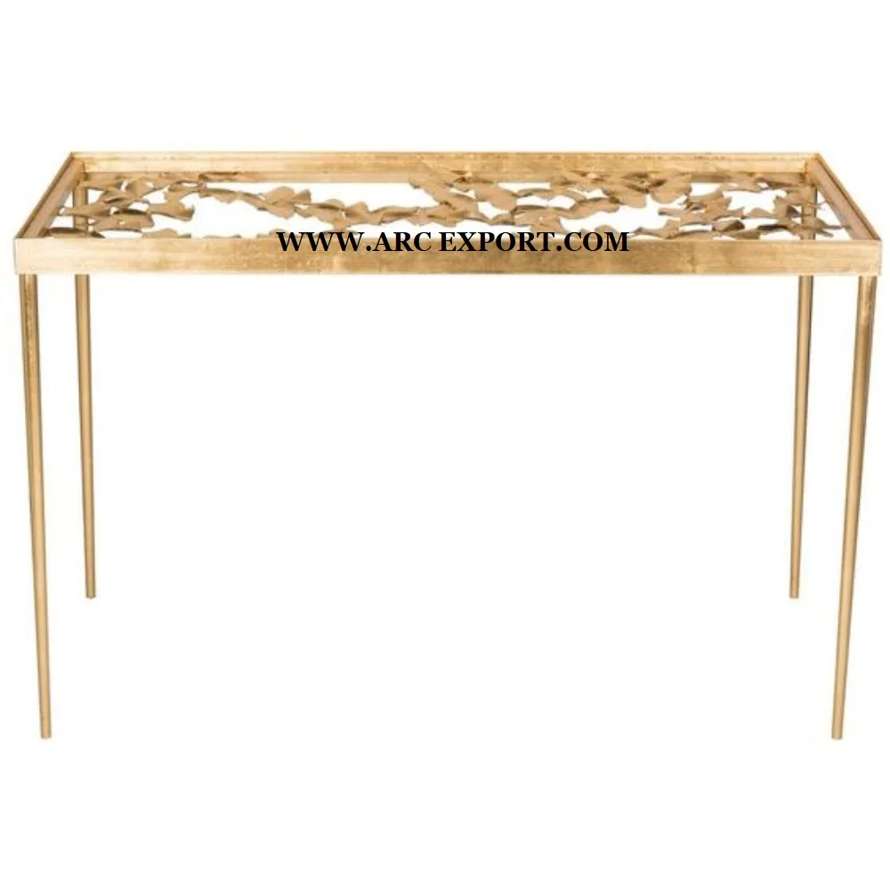Best Selling Metal Gold Plated Home Console Table Bestest Quality Marble Top Living Room Furniture Console Table From Indian