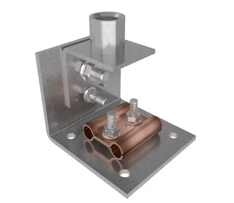 LG-4M.23.270.C Copper Angle Adjustable Earthing Electrode (Concrete) 2x70mm