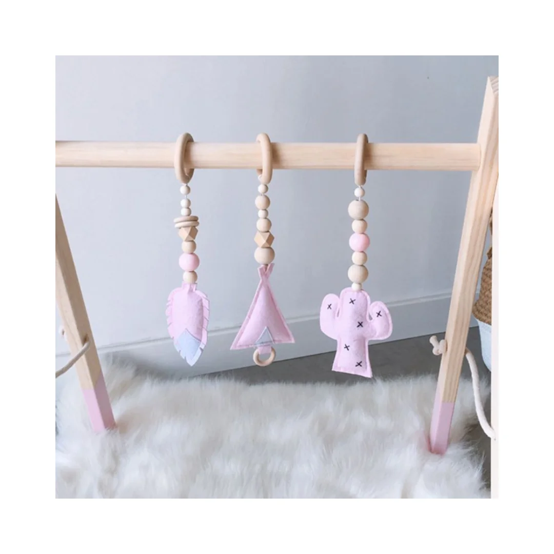 Premium Quality Wooden Baby Play Gym Kids Toy Eco-friendly product suitable for all skin and age