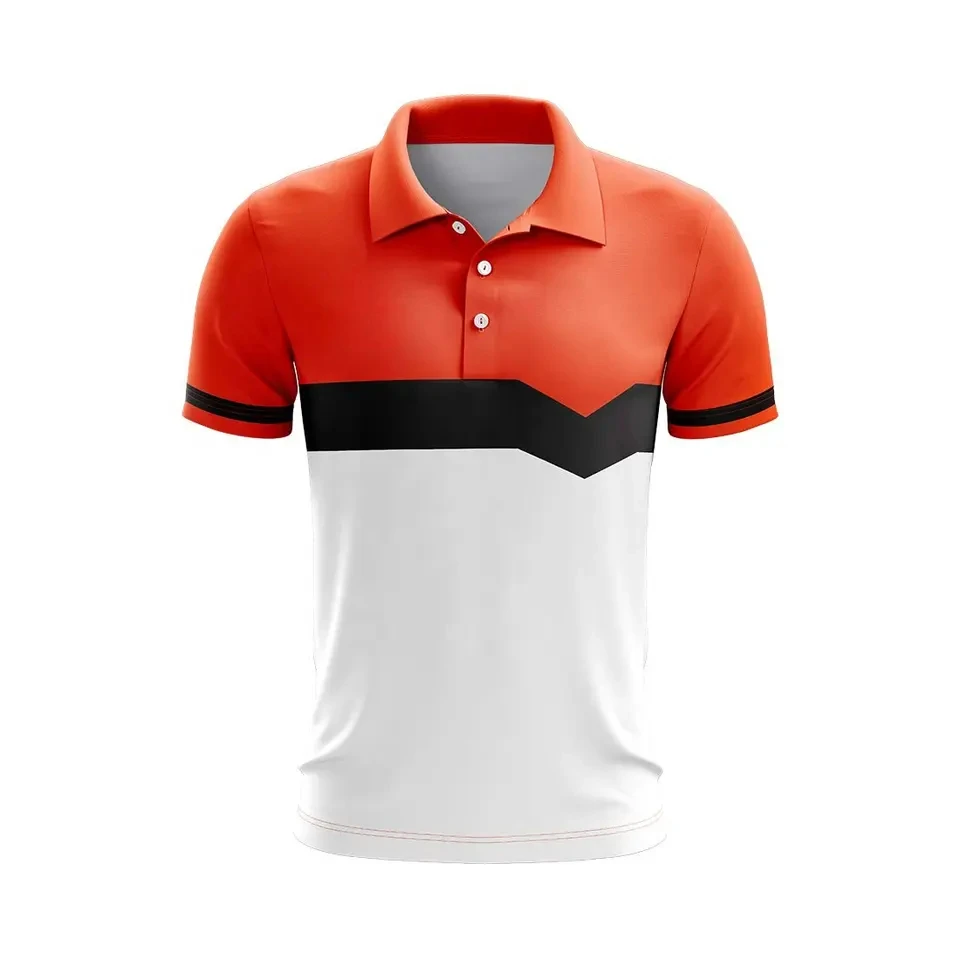 High Quality Material Polyester Fashionable Sublimated Casual Sports Polo Made in Breathable and Sweatwicking Jersey T-shirts
