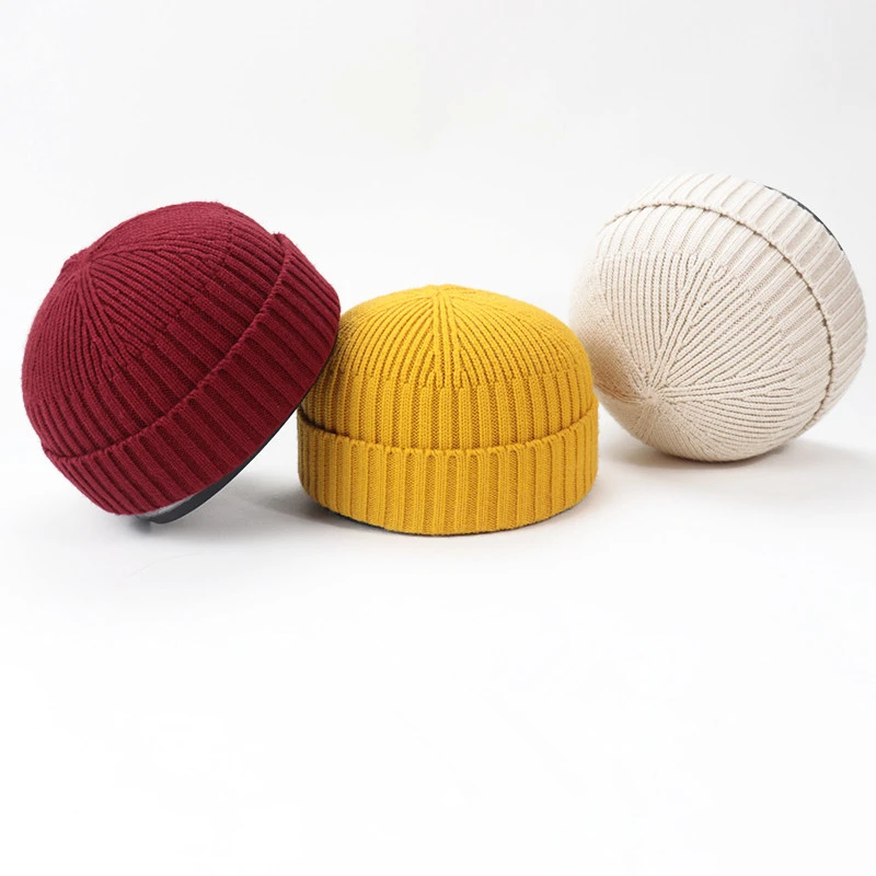 Acrylic Knitted Beanie custom printed Winter good Quality Beanie For Men Quick dry breathable best design Wool beanies hat