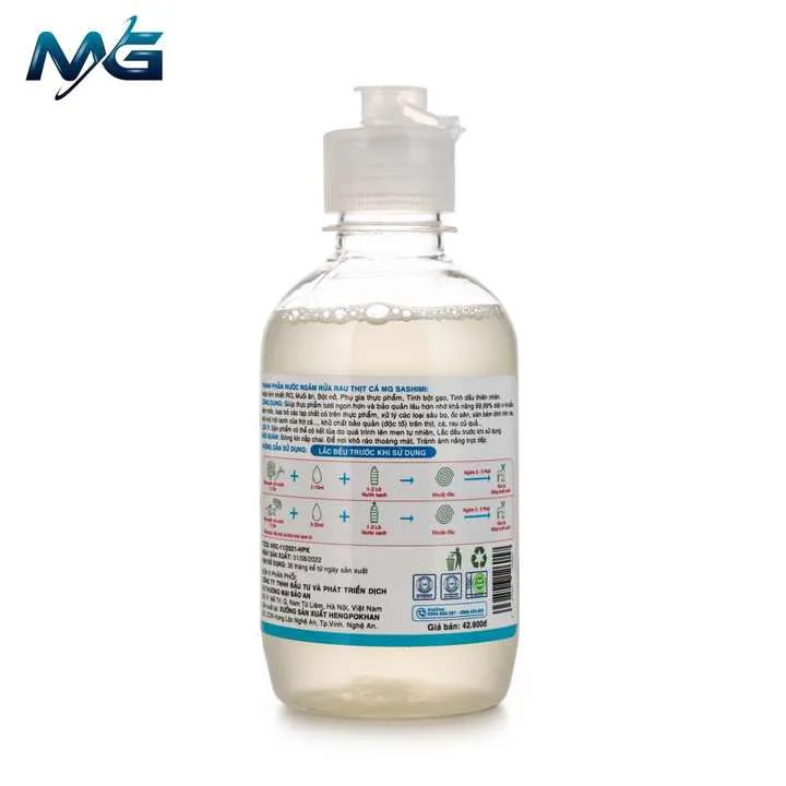 250ml custom vegetable wash manufacturer  Dish Washing Liquid Soap Vietnam Suppliers Kitchen