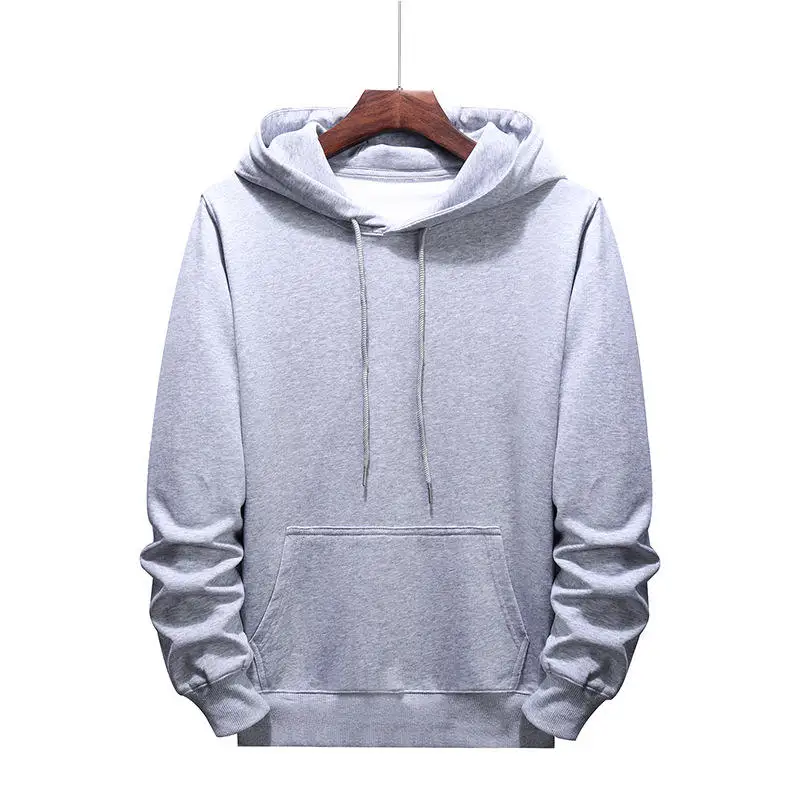 Wholesale Bluk Custom Prints Crew Neck Sweatshirt Men Casual 4XL Plus Size 100% Polyester Mock Neck Hoodie