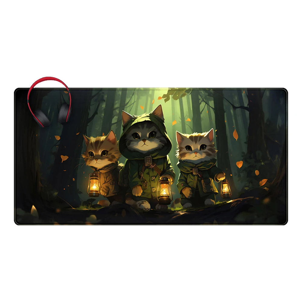 Customize all sizes japanese anime Waterproof Rubber Mouse, Computer Game gaming Mouse Pad, Locking Edge, Keyboard Pad