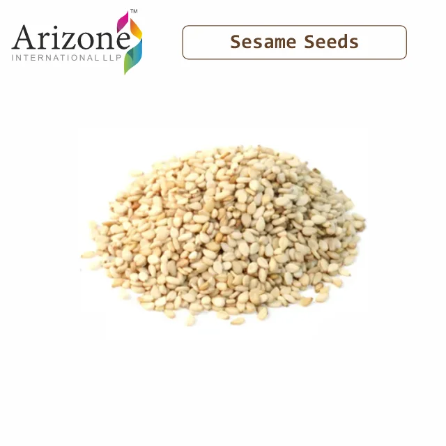 Natural Raw White Sesame Seeds | Crunchy  & Nutty Flavor | Keto Friendly | Vegan | Source of Protein | Hulled | Indian Exporter