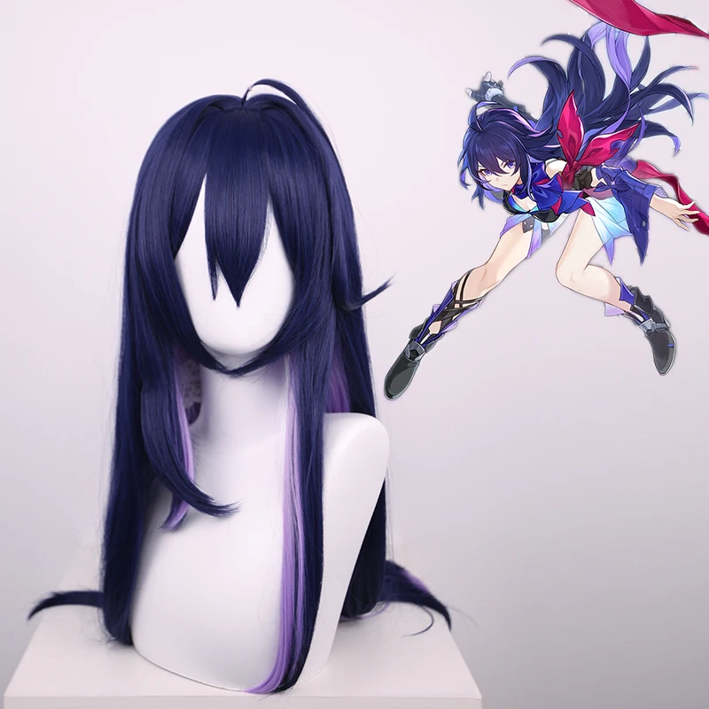 Игра Honkai: Star Rail Seele косплей парик Длинные термостойкие синтетические волосы Аниме