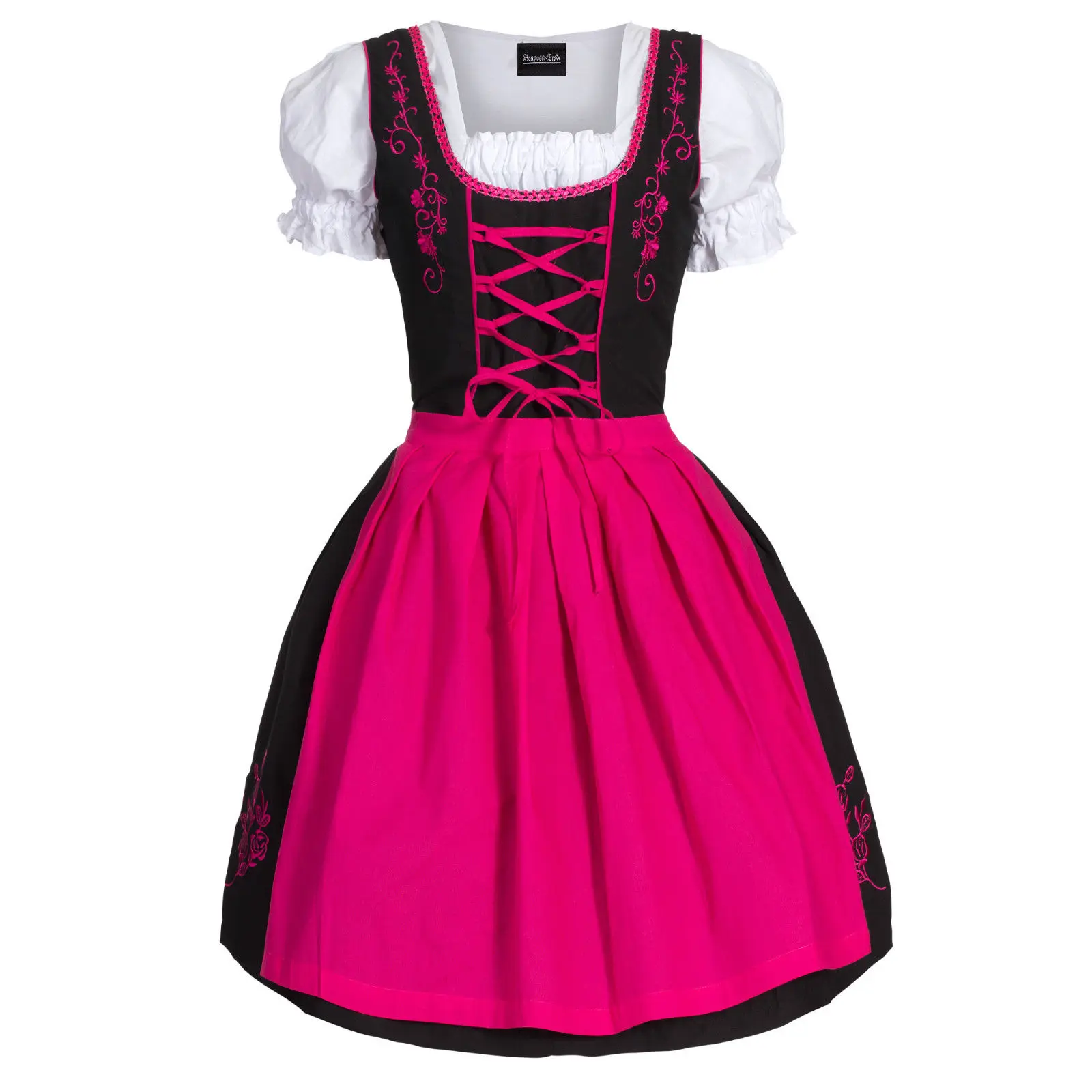 Wholesale Bavarian Octoberfest German Beer Wench Costume Adult Oktoberfest Dirndl Dress With Apron Cosplay Costume