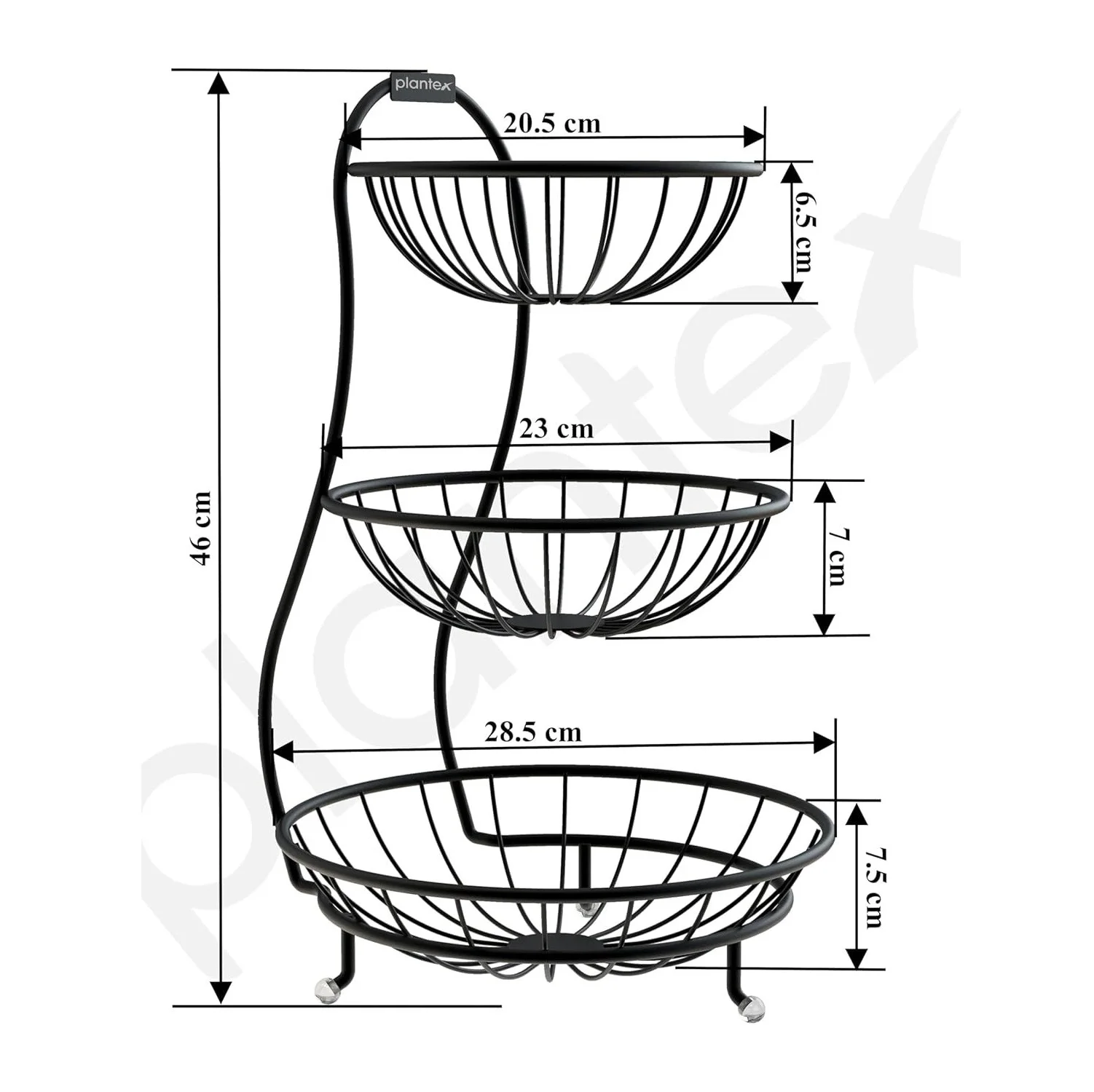 3 Tier Metal Wire Mesh Hanging Fruit Basket Iron Multifunctional Kitchen Rack Over The Cabinet Door Wire Storage Basket