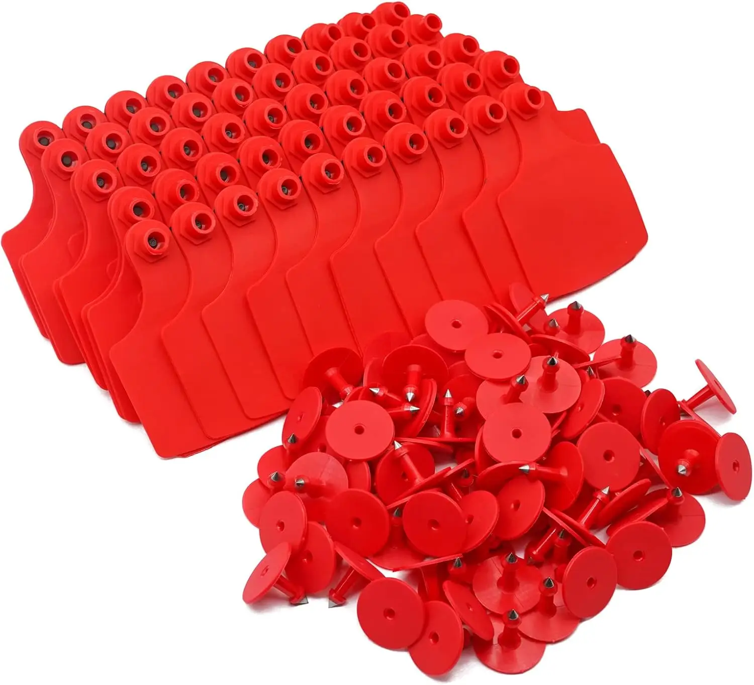 Veterinary Marker Cattle Tags TPU Plastic Reusable Livestock Ear Tag Cow Calf Blank Animal Identification Earring Label Ticket