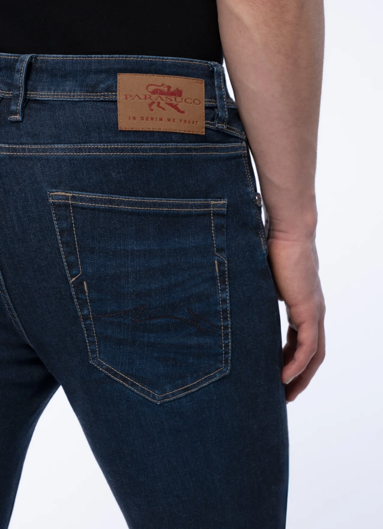 High Quality Men Denim Jeans Super Skinny Fit Distressed Slim Fit Classical Pants Custom Men Denim Jeans