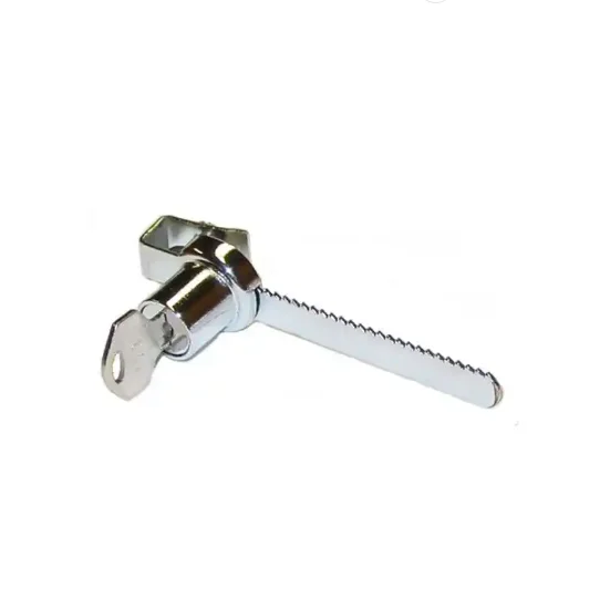 High Quality Alloy Glass Case Lock Sliding Cabinet Ratchet Lock