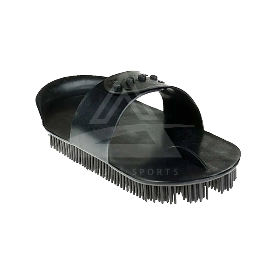 Customized Top Quality Plastic Base Leather Strap Soft Brushes For Horse Grooming By CST On Wholesale Rates