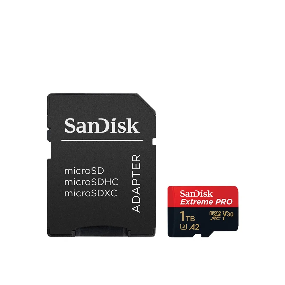 Карта памяти SanDisk 1 ТБ Extreme Pro с адаптером