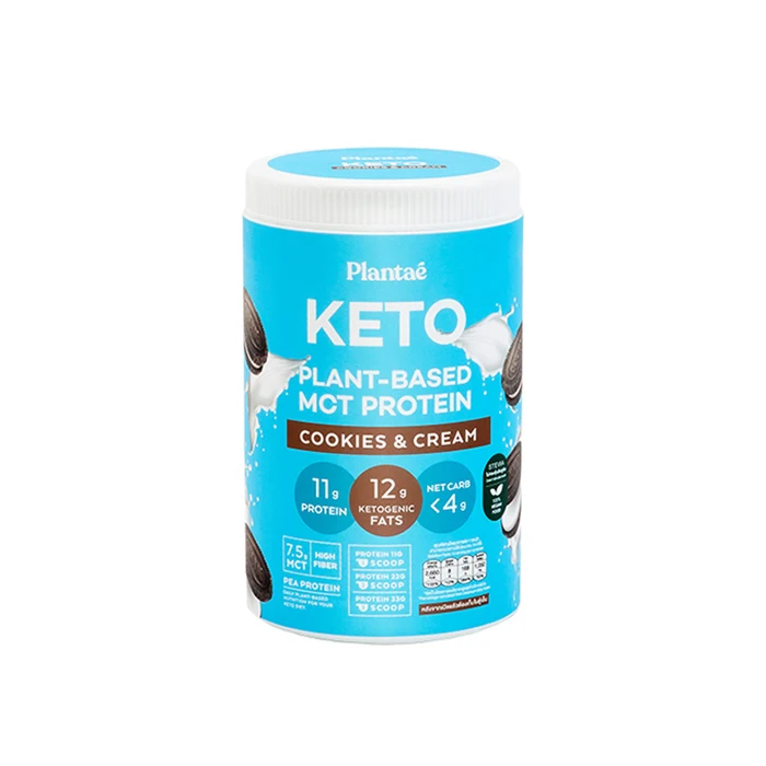 Лидер продаж, печенье и крем Keto на основе растительного протеина MCT, продукт для ухода за здоровьем из Таиланда, порошок 100, ведра