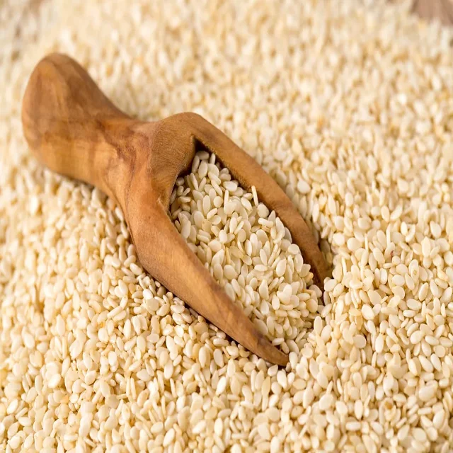 2024 New Crop Graded Quality Raw White Sesame Seeds 100% Natural Roasted Sesame Seed