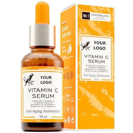 Top Seller  Pure Vitamin C Serum Freckle Removal Acne Scars Anti-Aging Fade Dark Spot VC Facial Essence For Brightening