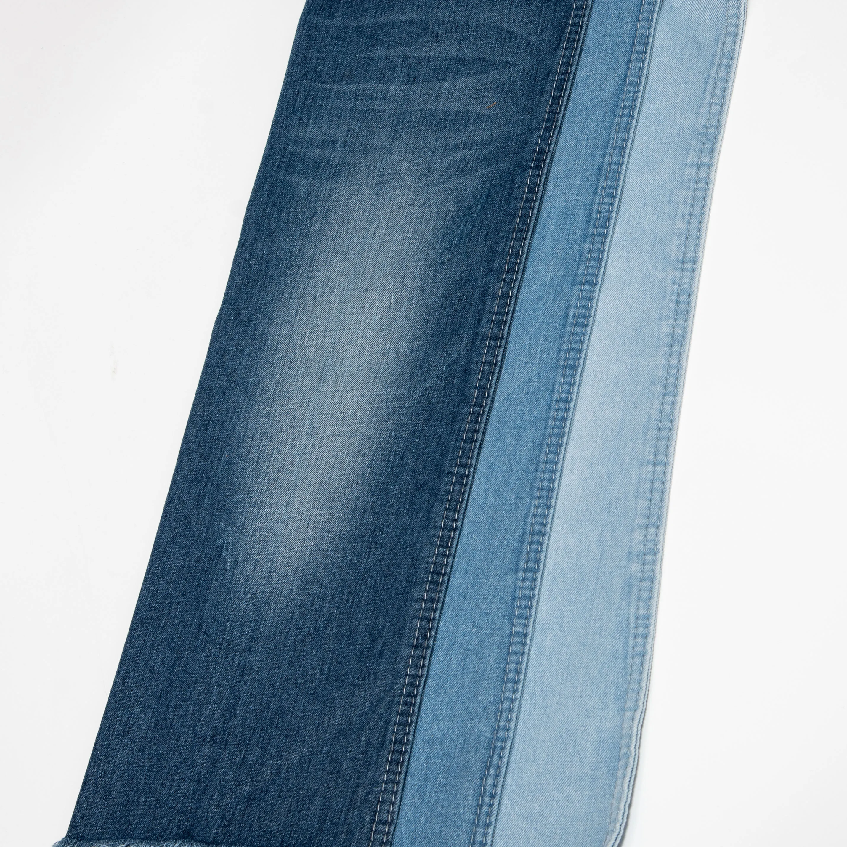 Rolls Packing Sustainable 52% Cotton, 25% Rayon, 20% Polyester Non-stretch Denim Fabric Wholesale Exported From Vietnam