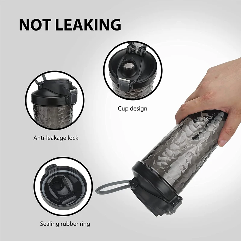 Fully automatic mixing cup fitness sports kettle portable rechargeable shaker cup electric protein powder milkshake water bottle