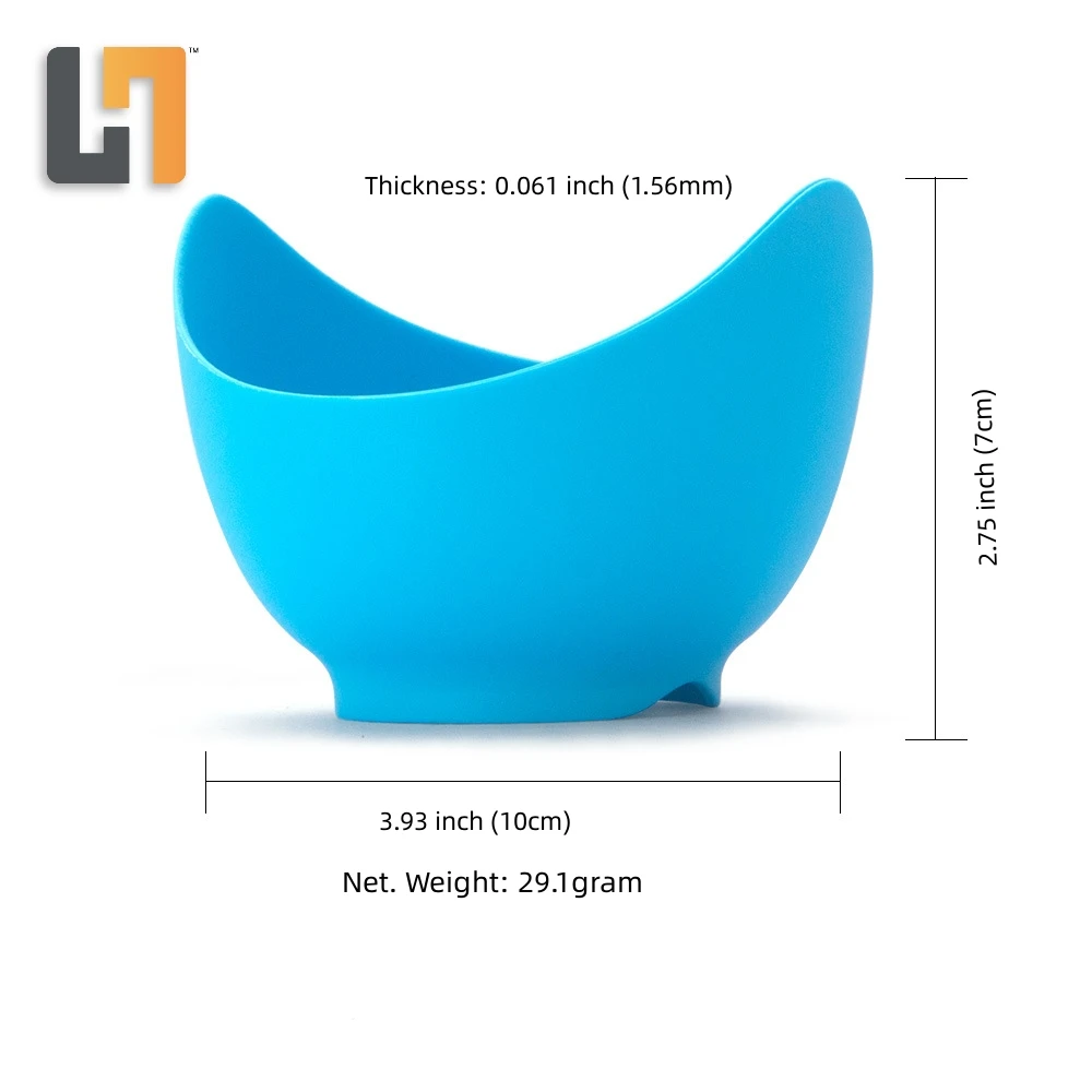 Heat Resistant Floating Egg Poaching Cups for Perfectly Poached Eggs without the Mess -BPA Free Nonstick Silicone Egg Poacher
