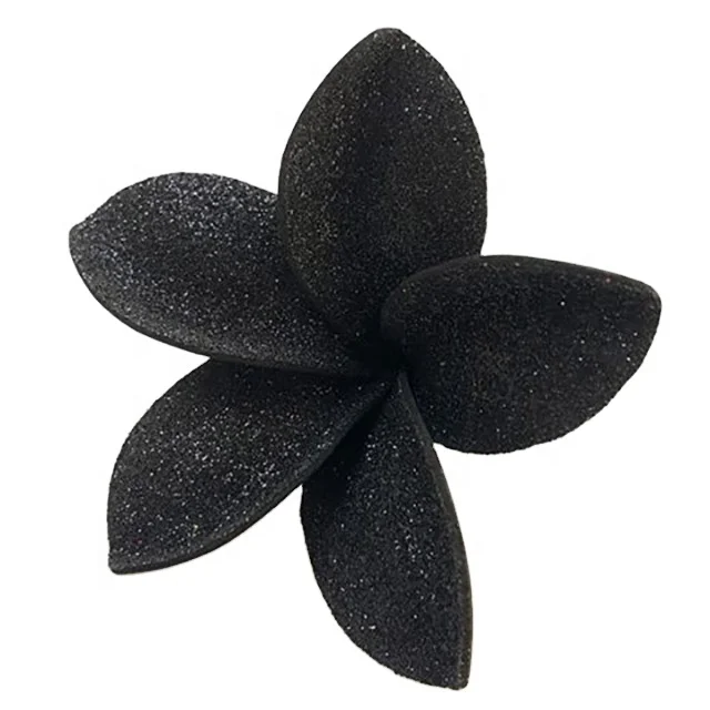 Handmade Handcraft Best Seller Selling  High Grade EVA foam hawaiian plumeria frangipani flower with special brush pattern print