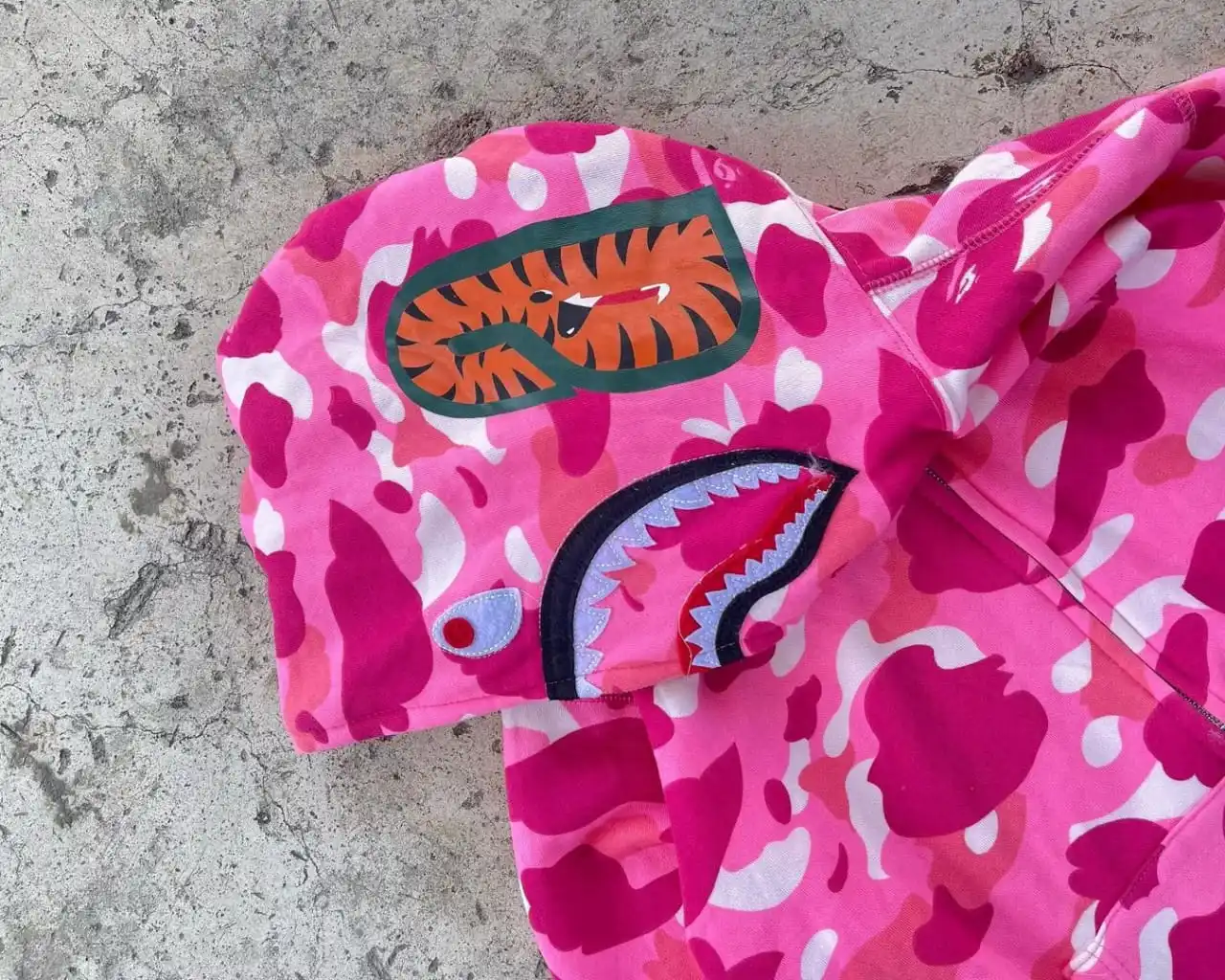 Wholesale Custom All over Print French Terry full Zipup Hoodie Chenille Embroidery Breathable Oversized Men Heavyweight Hoodie