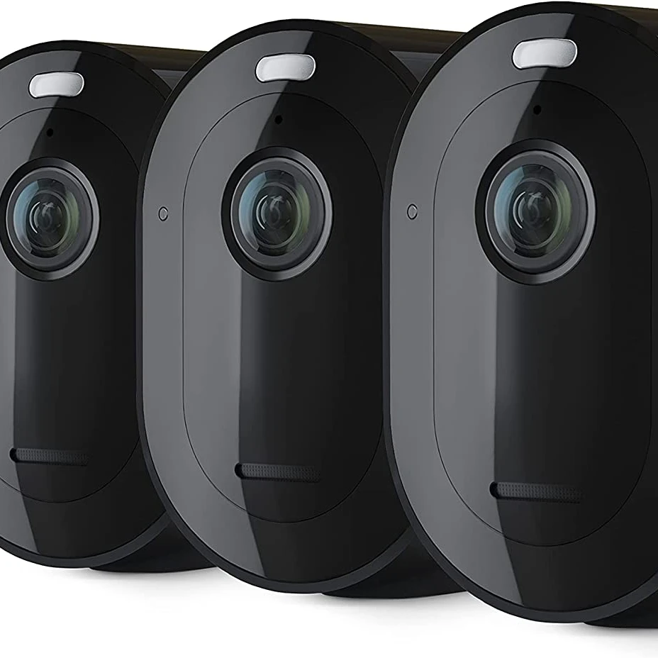 Best Quality Original Arlos Pro 4 (VMC4350B) Spotlight Camera - 3 Pack - Wireless Security, 2K Video & HDR, Color Night Vision